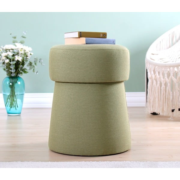 Svetlozelený taburet Beans – Artie-image-1