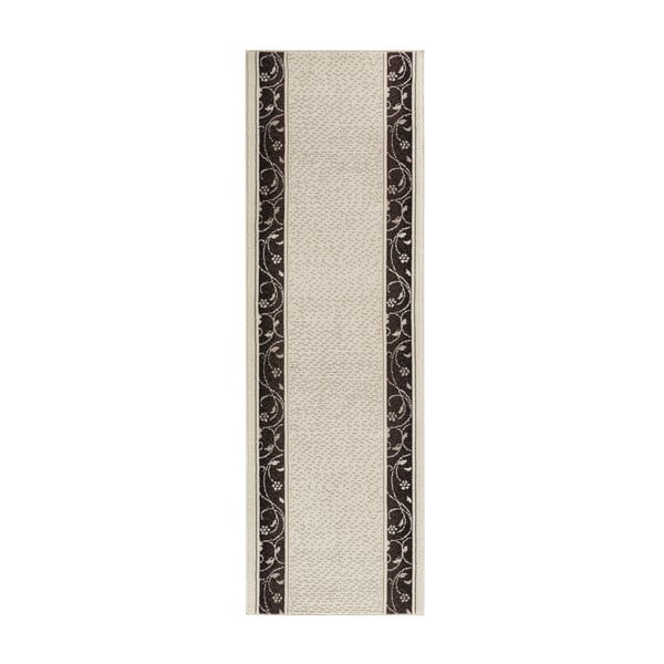 Hnedý/béžový koberec behúne 80x300 cm Plant – Hanse Home