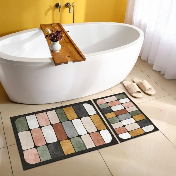 Kúpeľňové predložky v súprave 2 ks 60x100 cm – Foutastic-image-1