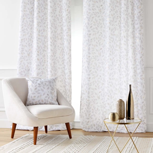 Biely záves 140x280 cm Duchesse – douceur d'intérieur-image-1