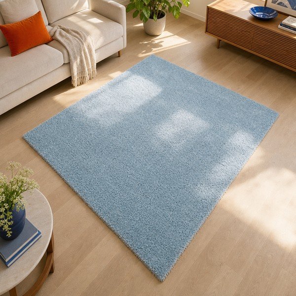 Bledomodrý koberec Universal Aqua, 57 × 110 cm-image-1