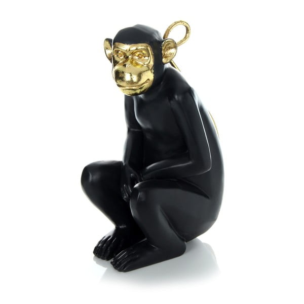 Čierna dekoratívna soška 360 Living Primate 422