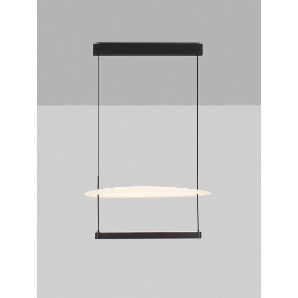 Biele/matne čierne hliníkové LED závesné svietidlo so stmievačom ø 60 cm Diona – Nova Luce-image-3