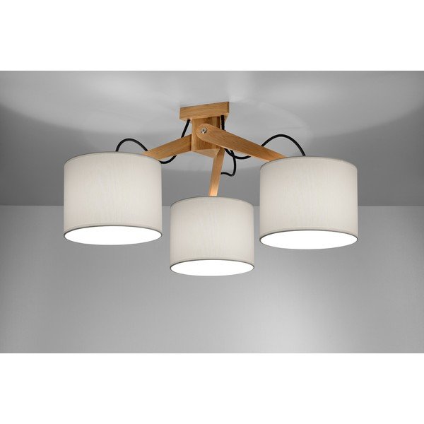 Biele stropné svietidlo Sollux Donna, dĺžka 70 cm-image-1