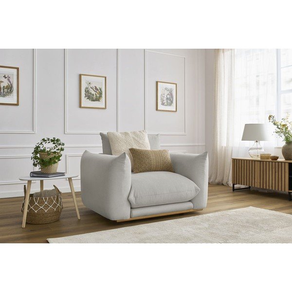 Svetlosivé kreslo Ernest – Bobochic Paris-image-1