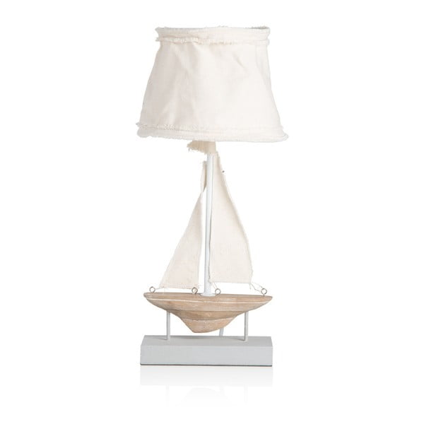 Biela stolová lampa Novita Sailing
