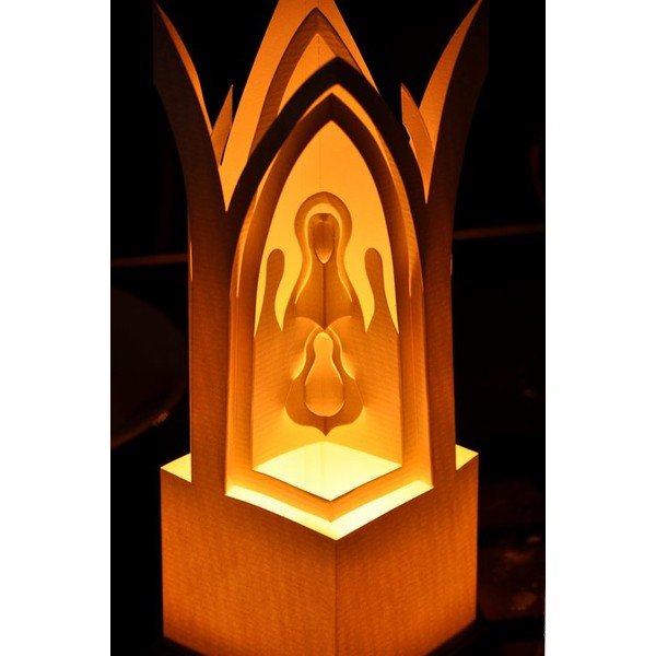 Svietnik MooDoo Design Betlehem Praha, výška 31 cm-image-4