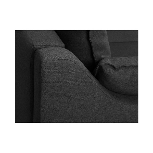 Tmavosivá pohovka Mazzini Sofas Ancolie, 150 cm-image-4