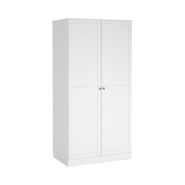 Biela šatníková skriňa 99x200x62 cm Billund – Tvilum-image-4