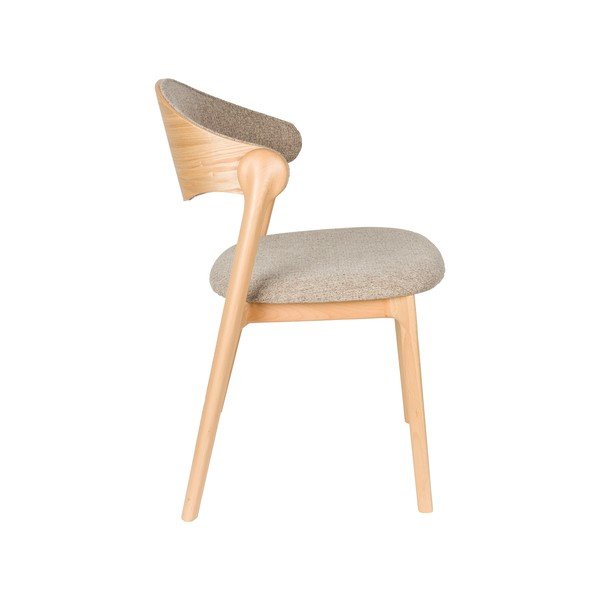 Sivobéžová čalúnená jedálenská stolička Babington – Dutchbone-image-3