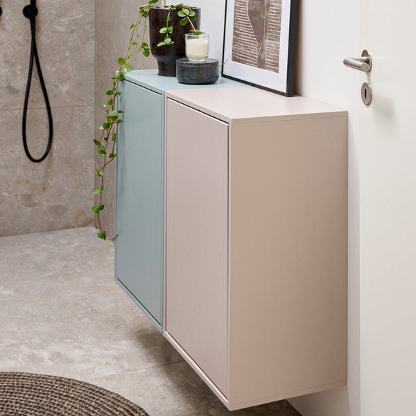 Sivomodrý nástenný kôš na bielizeň Laundry Box – ReCollector-image-1