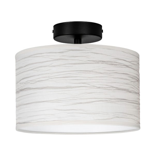 Sivo-biele stropné svietidlo Bulb Attack Catorce, ⌀ 25 cm