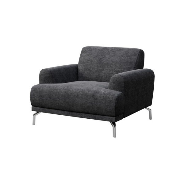 Tmavosivé kreslo MESONICA Puzo-image-2
