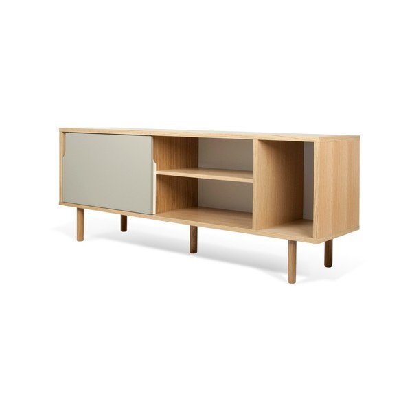 Bielo-sivá skrinka TemaHome Dann Oak-image-4