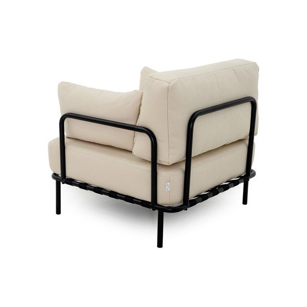 Béžové polstrované záhradné kreslo Salve – Sit Sit-image-4