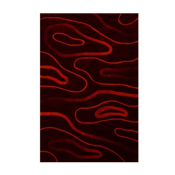 Ručne tkaný koberec Phoenix, 140x200 cm, červený