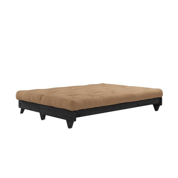 Rozkladacia pohovka s hnedým poťahom Karup Design Fresh Black/Mocca-image-3