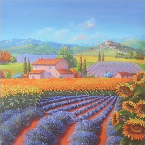 Nástenný obraz na plátne Dakls Violet, 50 x 50 cm