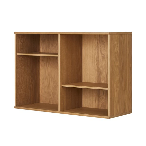 Závesná knižnica v dekore duba v prírodnej farbe 89x61 cm Mistral – Hammel Furniture-image-3