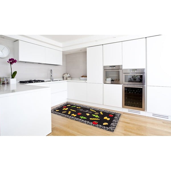 Vysokoodolný kuchynský koberec Pastabook, 60x220 cm