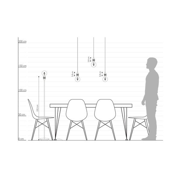 Čierna voľne stojacia lampa Sotto Luce BI Elementary L 1F-image-2
