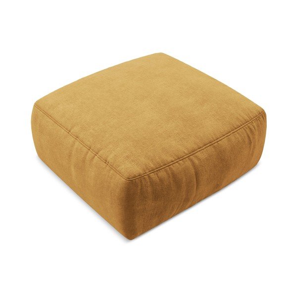 Ženilková podnožka v horčicovej farbe Kuki – Makamii-image-2