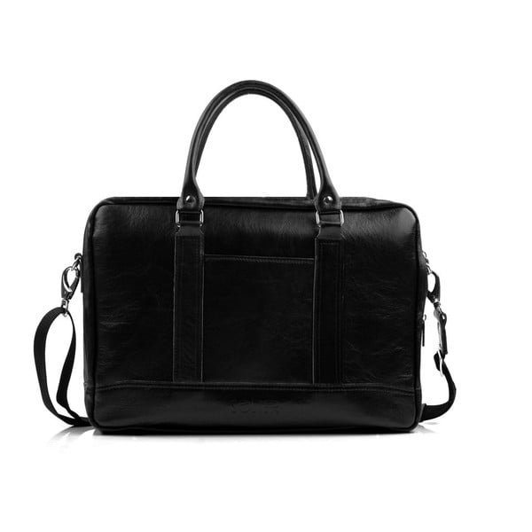 Pánska kožená taška Solier SL02 Black