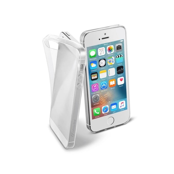 Transparentný extra tenký zadný kryt  CellularLine Fine Apple iPhone 5/5S/SE