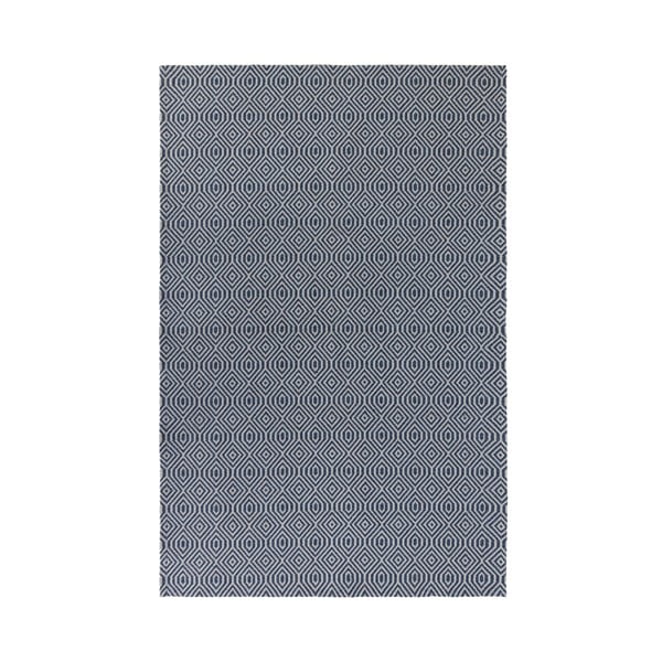 Modrý bavlnený koberec Flair Rugs Pappel, 153 x 230 cm