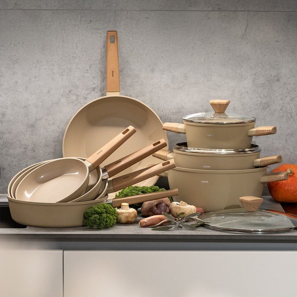 Wok panvica s keramickým povrchom ø 30 cm Ecrina – Orion-image-1