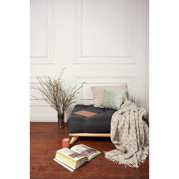 Podnožka Karup Design Senza Natural Clear/Grafit Grey-image-1