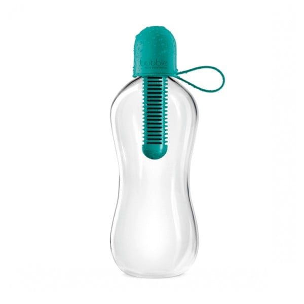 Fľaša Bobble so silikónovým viečkom, 0,55 l, smaragdová