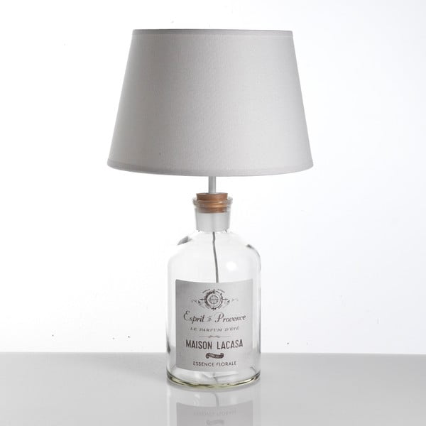 Biela stolová lampa Tomasucci Bottle
