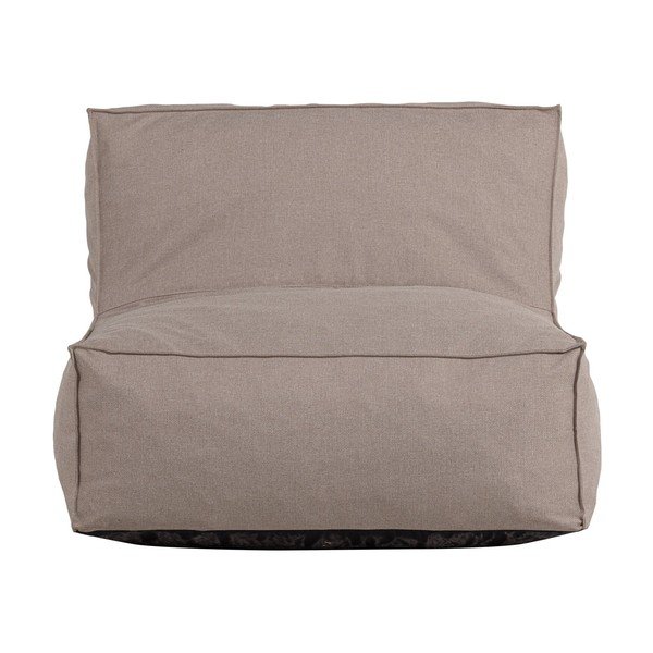 Sivobéžové polstrované záhradné kreslo Velora – WOOOD-image-2