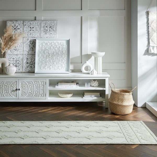 Béžový prateľný koberec behúň 60x218 cm Verve Shyla – Flair Rugs-image-1