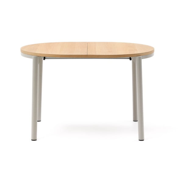 Rozkladací jedálenský stôl s doskou v dubovom dekore v prírodnej farbe 90x120 cm Montuiri – Kave Home