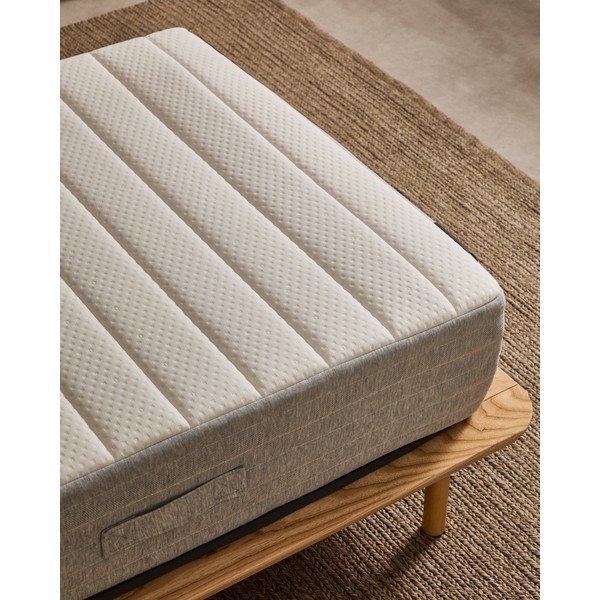 Tvrdý pružinový termoregulačný matrac 90x200 cm Juno – Kave Home-image-2