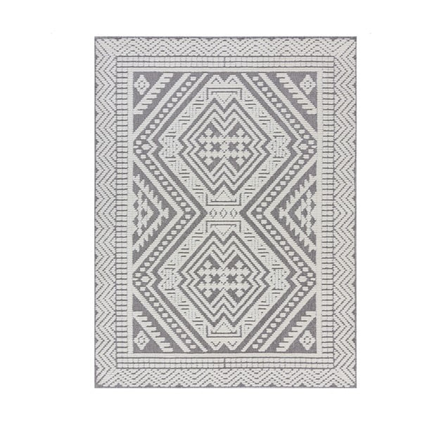 Sivý umývateľný koberec zo ženilky 80x160 cm Jaipur – Flair Rugs