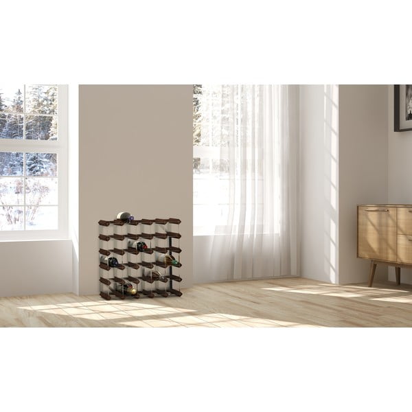 Regál na víno z jaseňového dreva na 30 fliaš - RTA-image-3