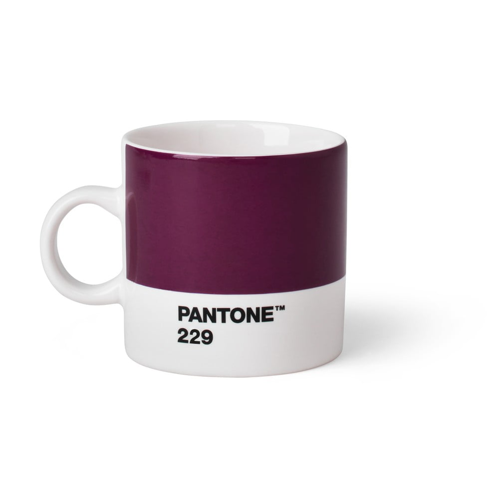 Tmavofialový hrnček Pantone Espresso, 120 ml