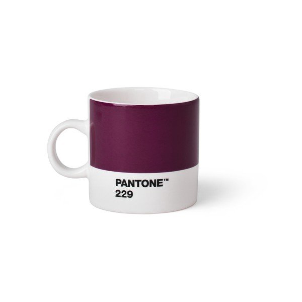 Tmavofialový hrnček Pantone Espresso, 120 ml