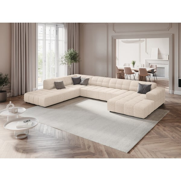 Krémová rohová pohovka (ľavý roh/do "U") Chicago – Cosmopolitan Design-image-1