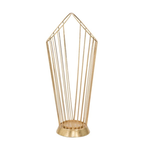 Stojan na dáždniky v zlatej farbe Mauro Ferretti, výška 60 cm