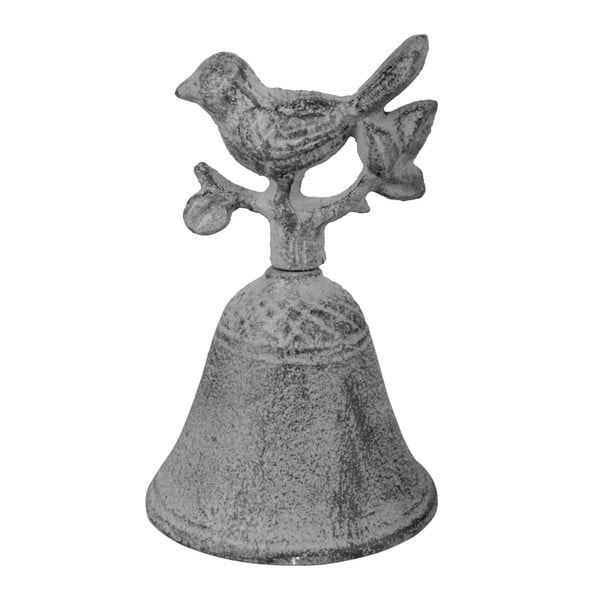 Liatinový zvonček s dekoratívnym vtáčikom Esschert Design