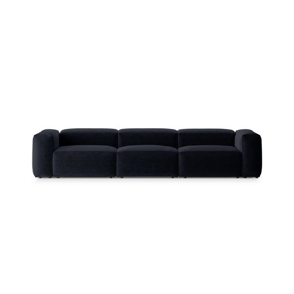 Tmavomodrá pohovka 364 cm Bergamo – Cosmopolitan Design