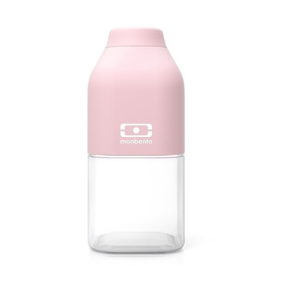 Svetloružová fľaša na vodu Monbento Positive, 300 ml