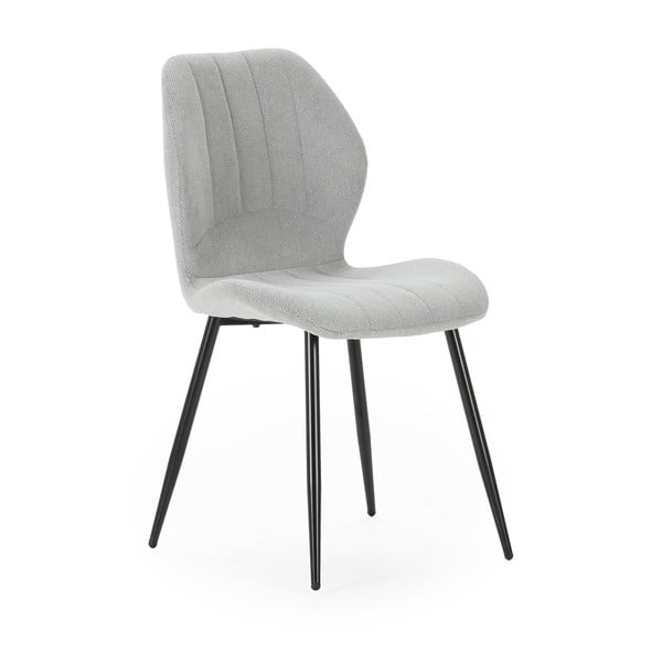 Svetlosivé jedálenské stoličky v súprave 4 ks Milu – Marckeric