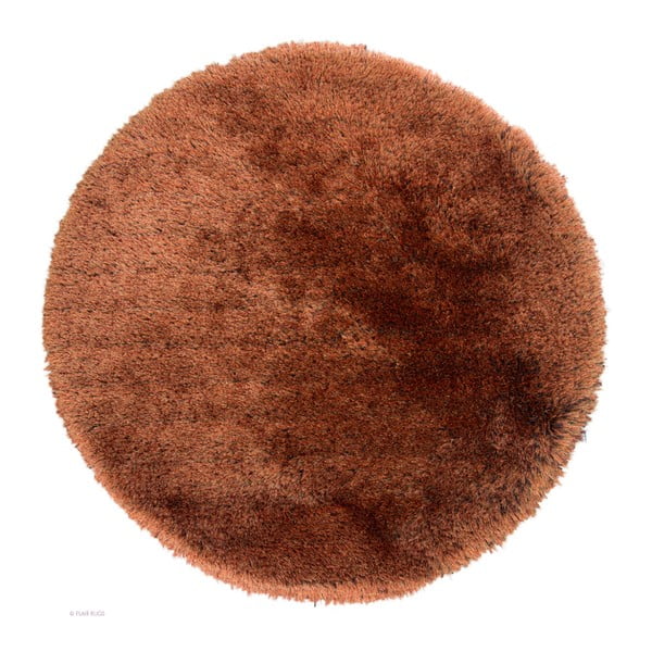 Okrúhly hnedý koberec Flair Rugs Pearl, 150 cm