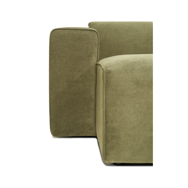 Zelená menčestrová rohová pohovka (ľavý roh) Sting - Scandic-image-3