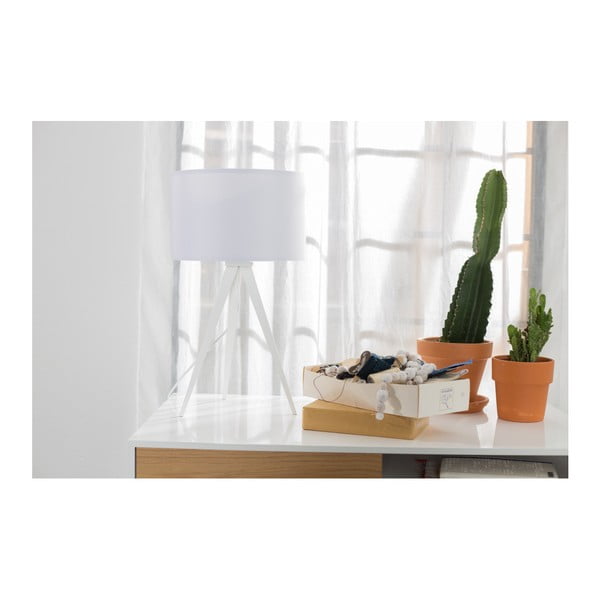 Biela stolová lampa Zuiver Tripod-image-3